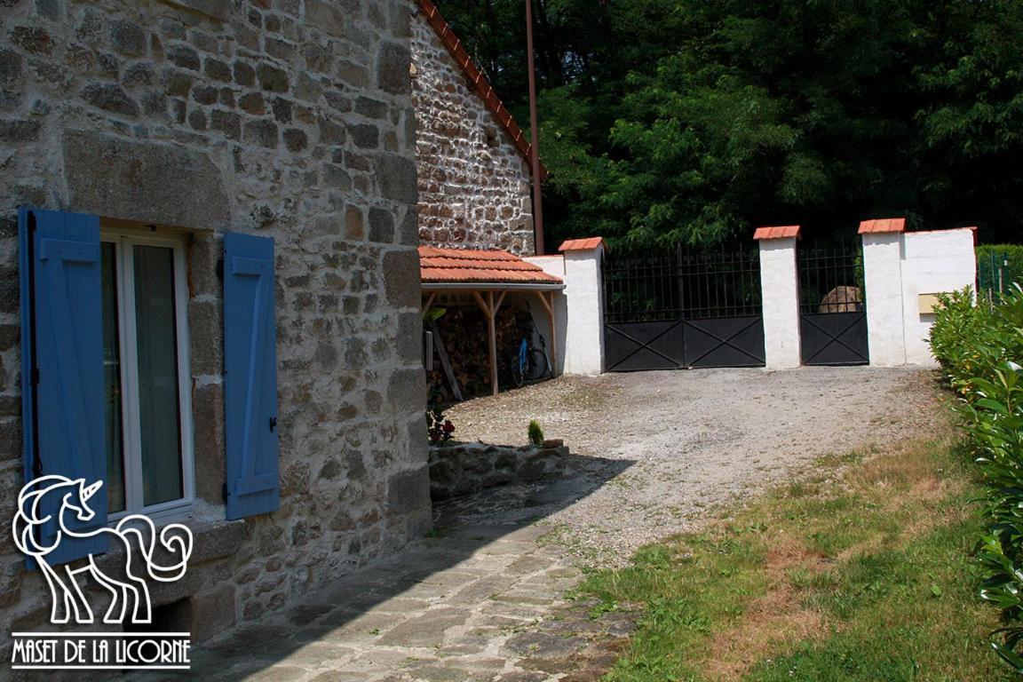 Maset De La Licorne Villa Nedde Bagian luar foto